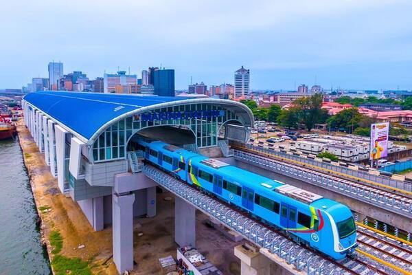 Nou sistema de metro lleuger a Lagos (Nigèria)./Foto: LAMATA