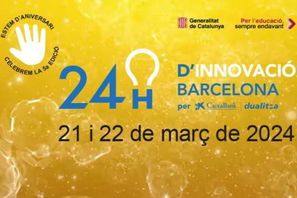 Cartell 24H d'Innovació Barcelona 